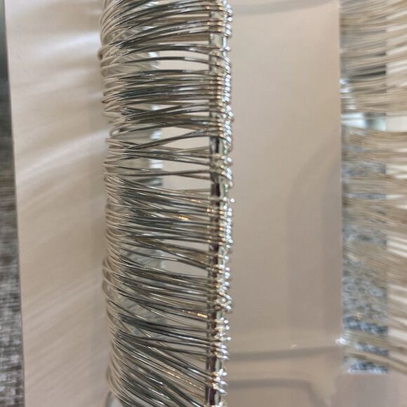 Express Jewelry Express Silver Cuffed Bracelet NWT - Picture 4 of 5
